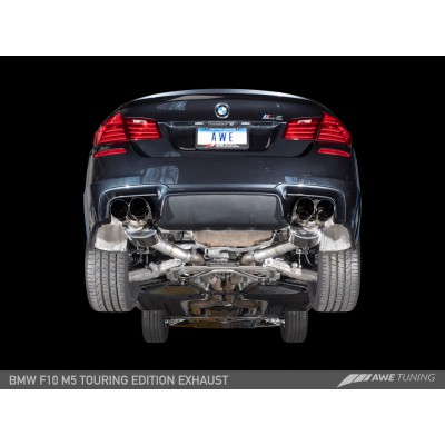 AWE Touring Edition Axle Back Exhaust for F10 M5